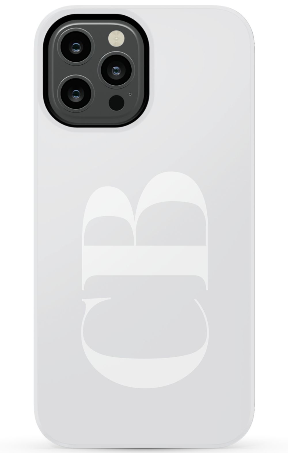BRIGHT GRAY Monogram Phone Case Admin