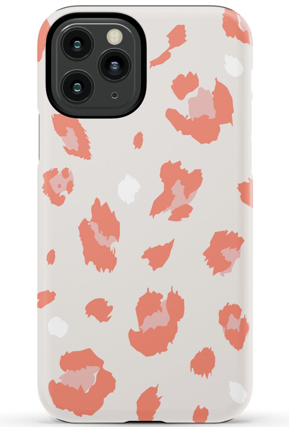 Nude Coral Leopard iPhone Case