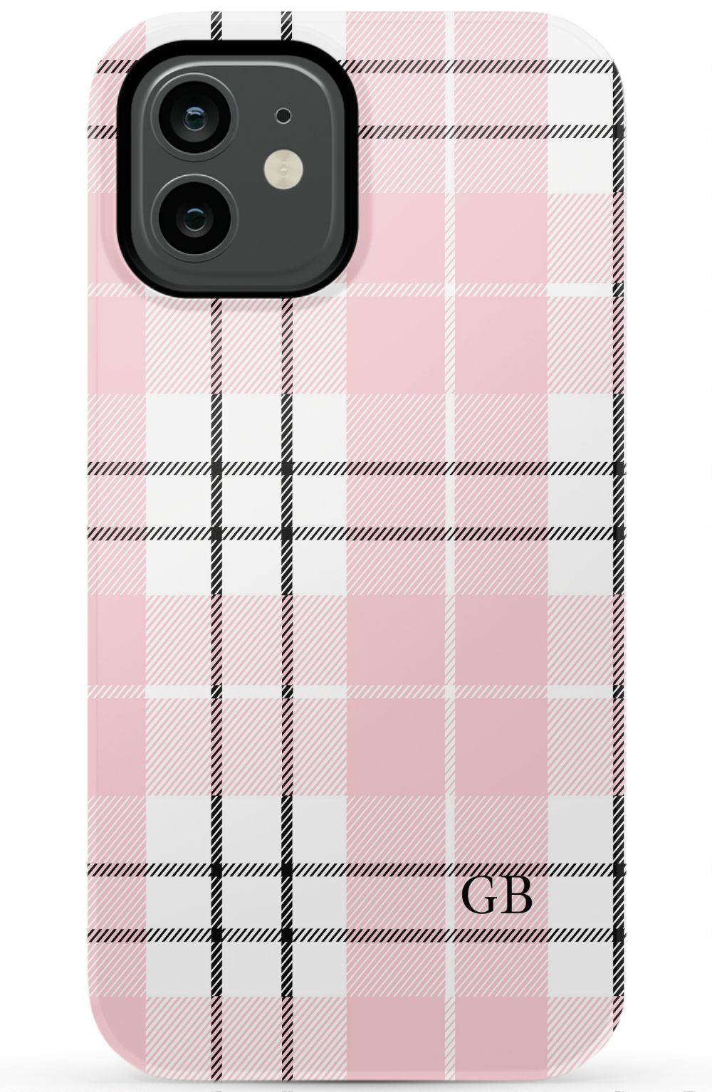 Pink Plaid iPhone Case