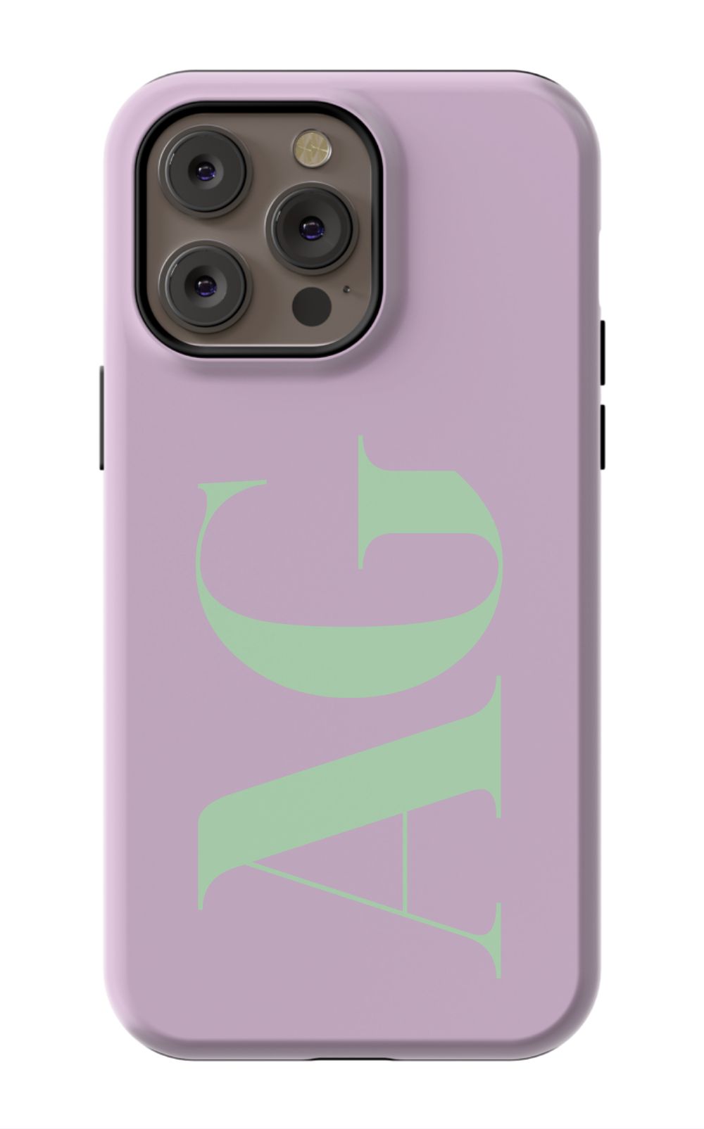 MINTY LILAC Monogram Phone Case Admin