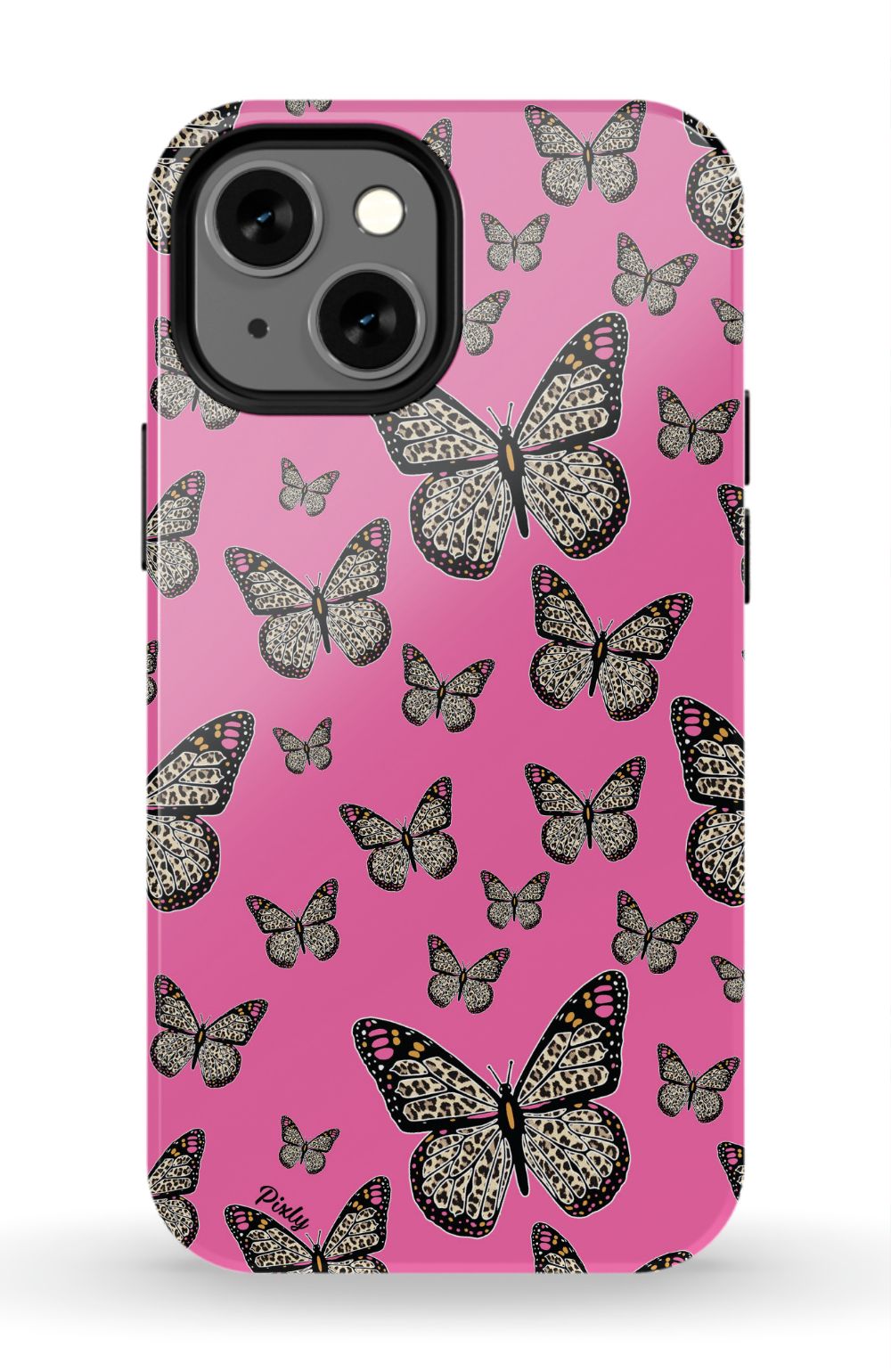 Pink Butterfly iPhone Case