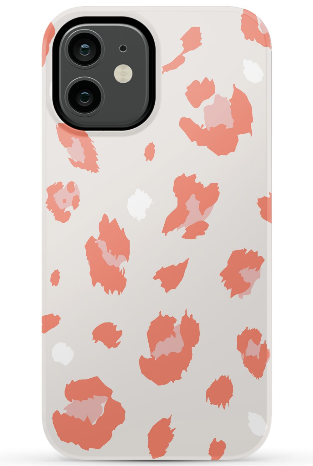 Nude Coral Leopard iPhone Case