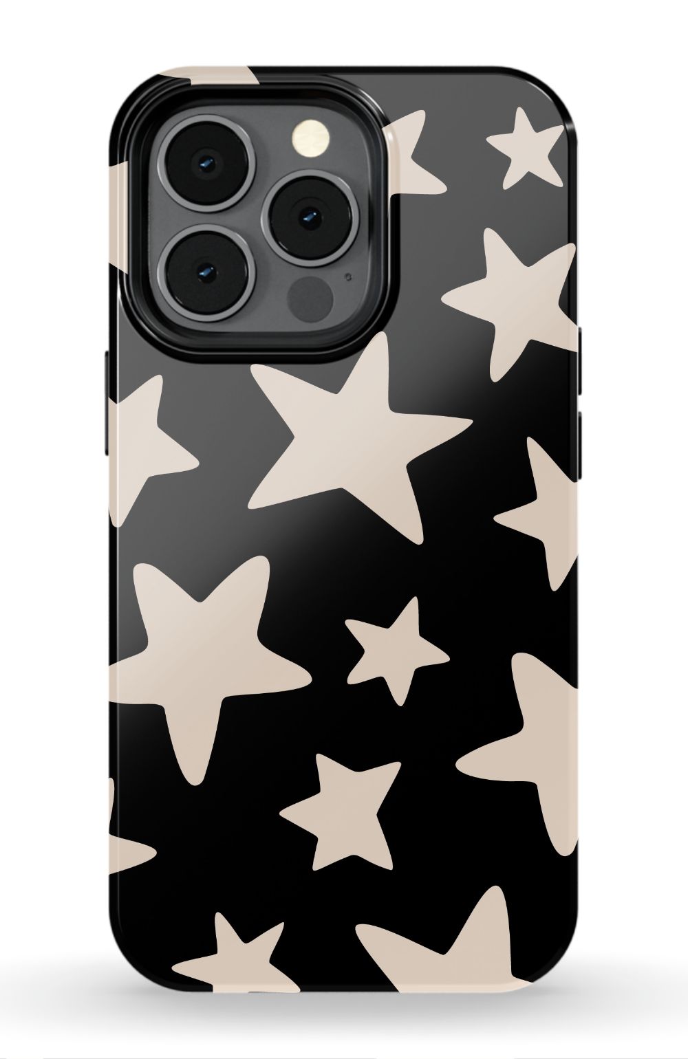 Black Funky Stars Phone Case Admin