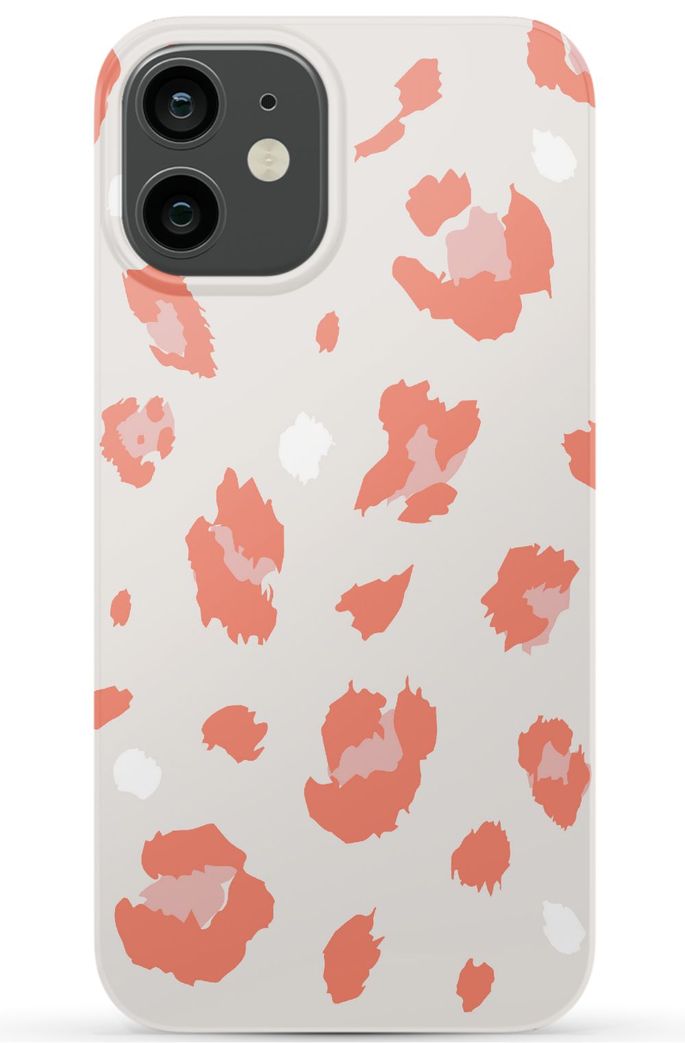 Nude Coral Leopard iPhone Case