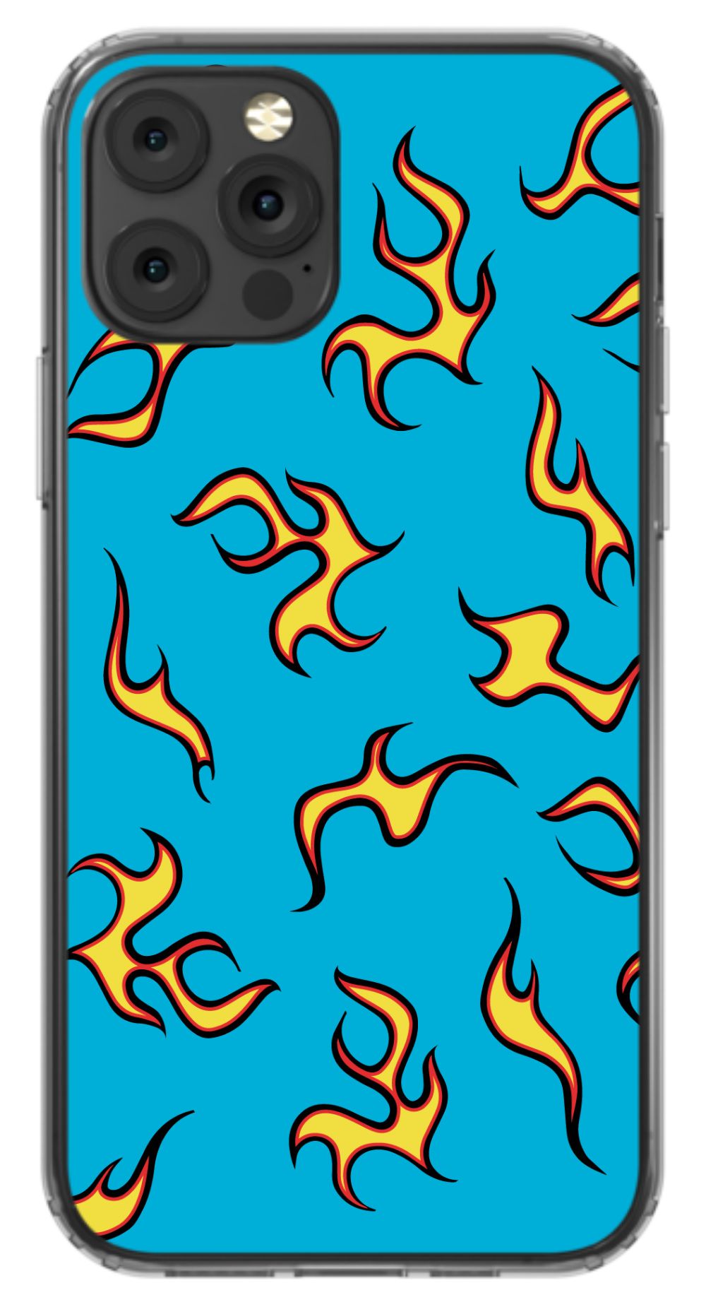 Blue Flames Phone Case