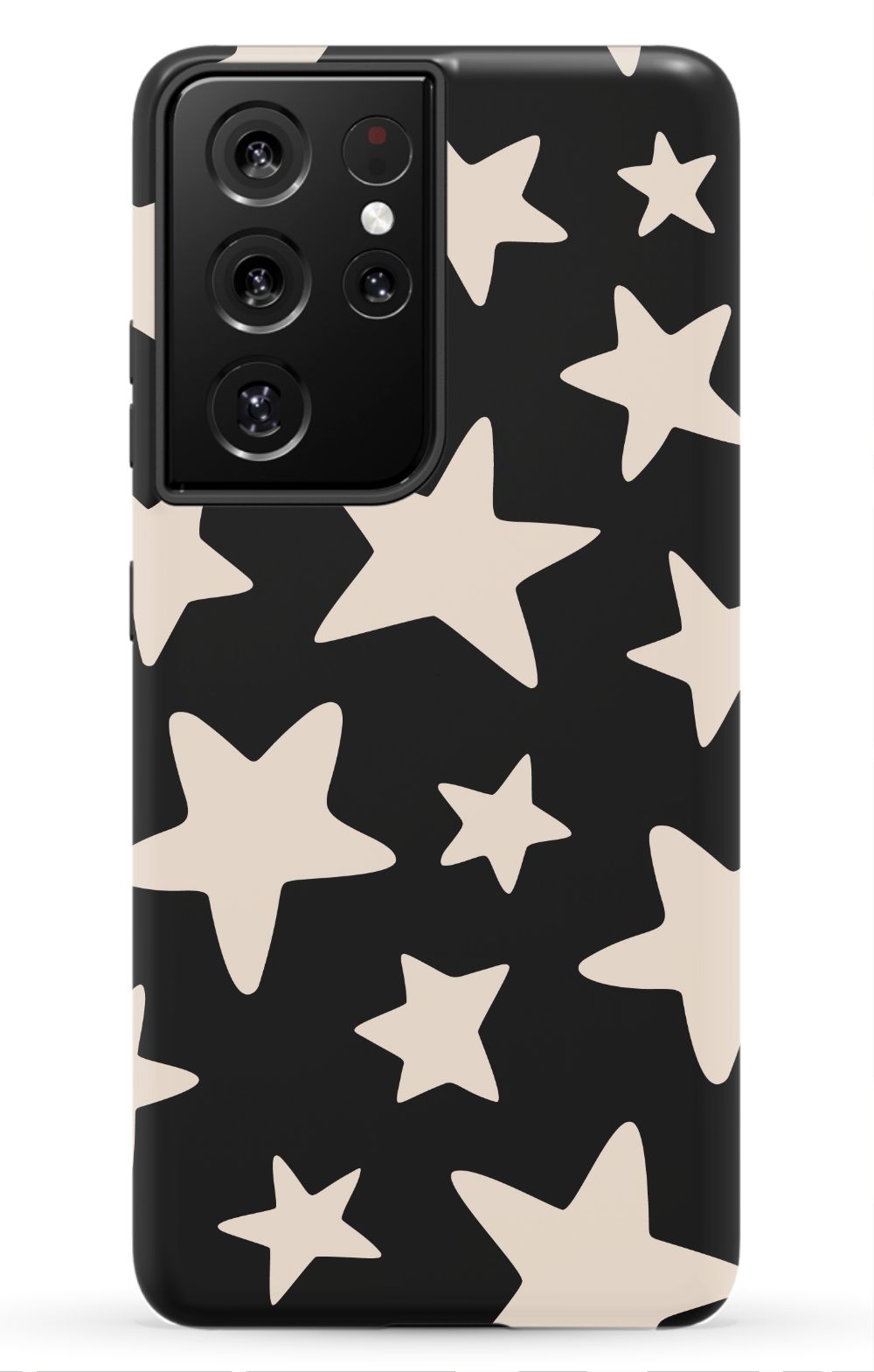 Black Funky Stars Phone Case Admin