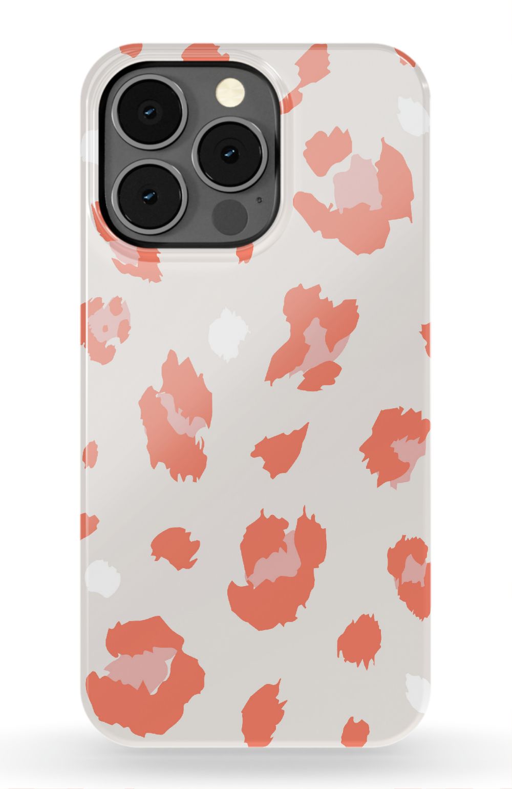Nude Coral Leopard iPhone Case