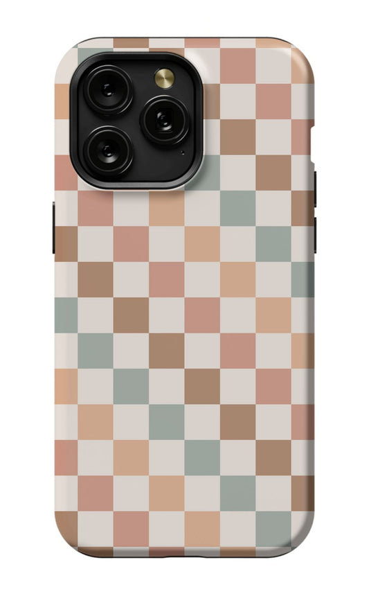 Boho Checkers Phone Case Admin