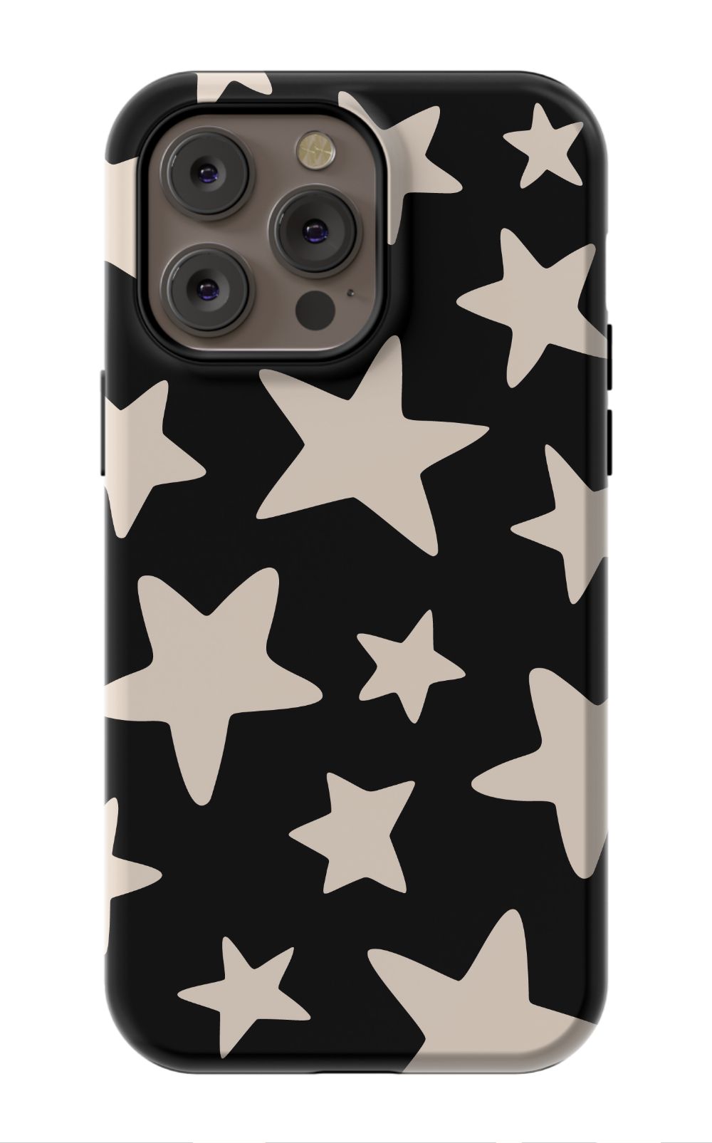 Black Funky Stars Phone Case Admin