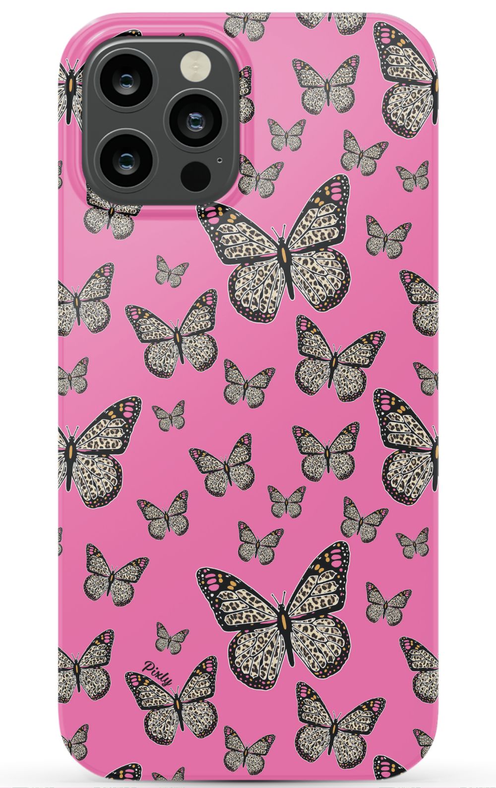 Pink Butterfly iPhone Case