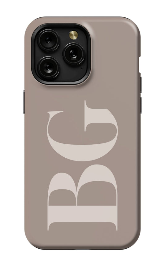 MOCHA LUXE Initial Phone Case Admin