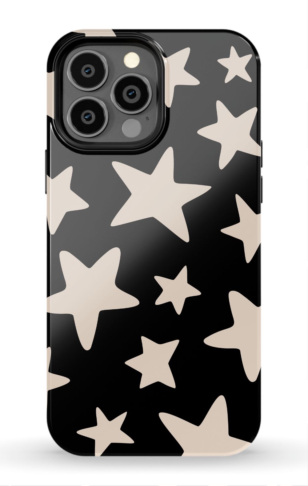 Black Funky Stars Phone Case Admin