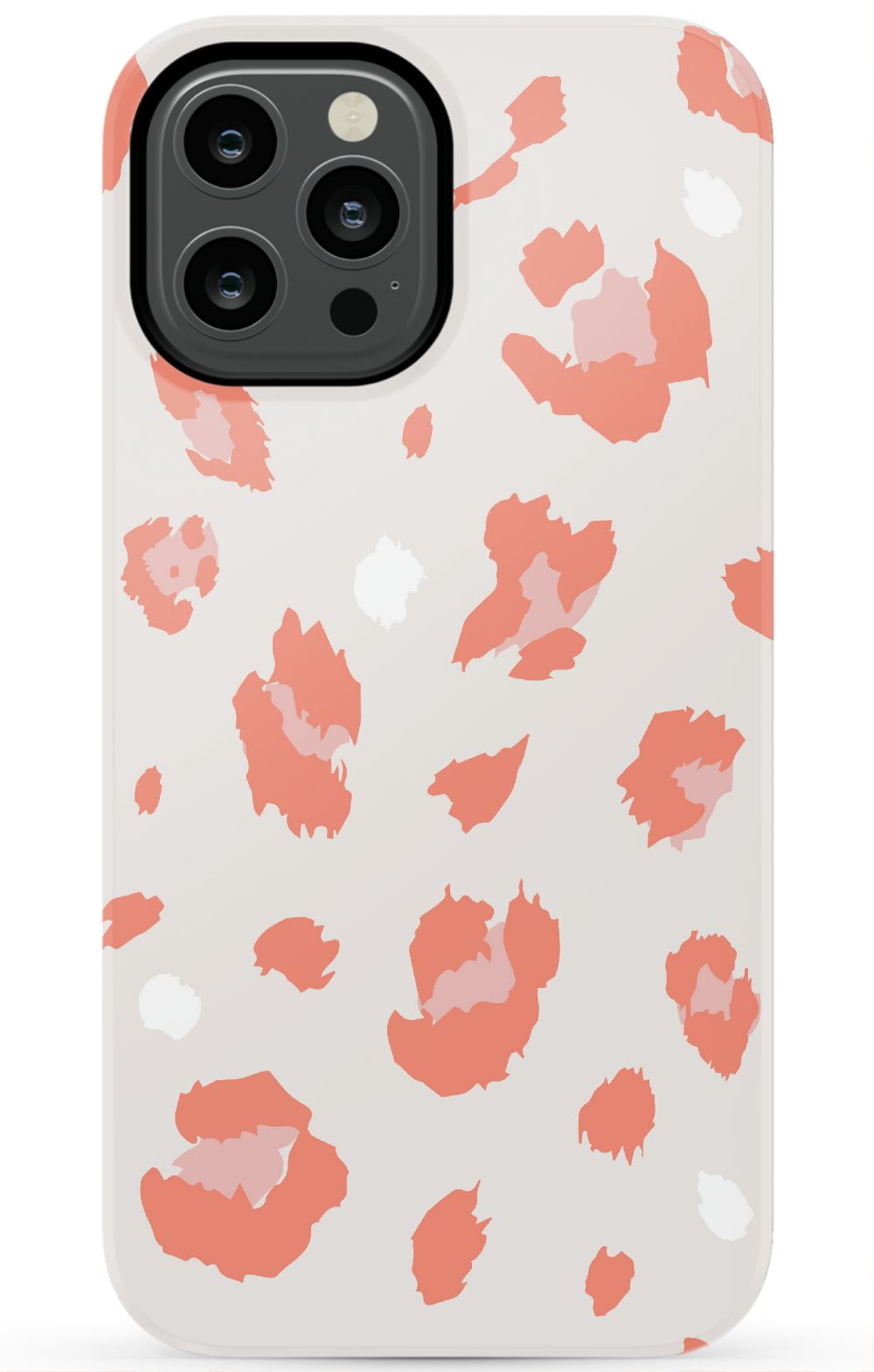 Nude Coral Leopard iPhone Case