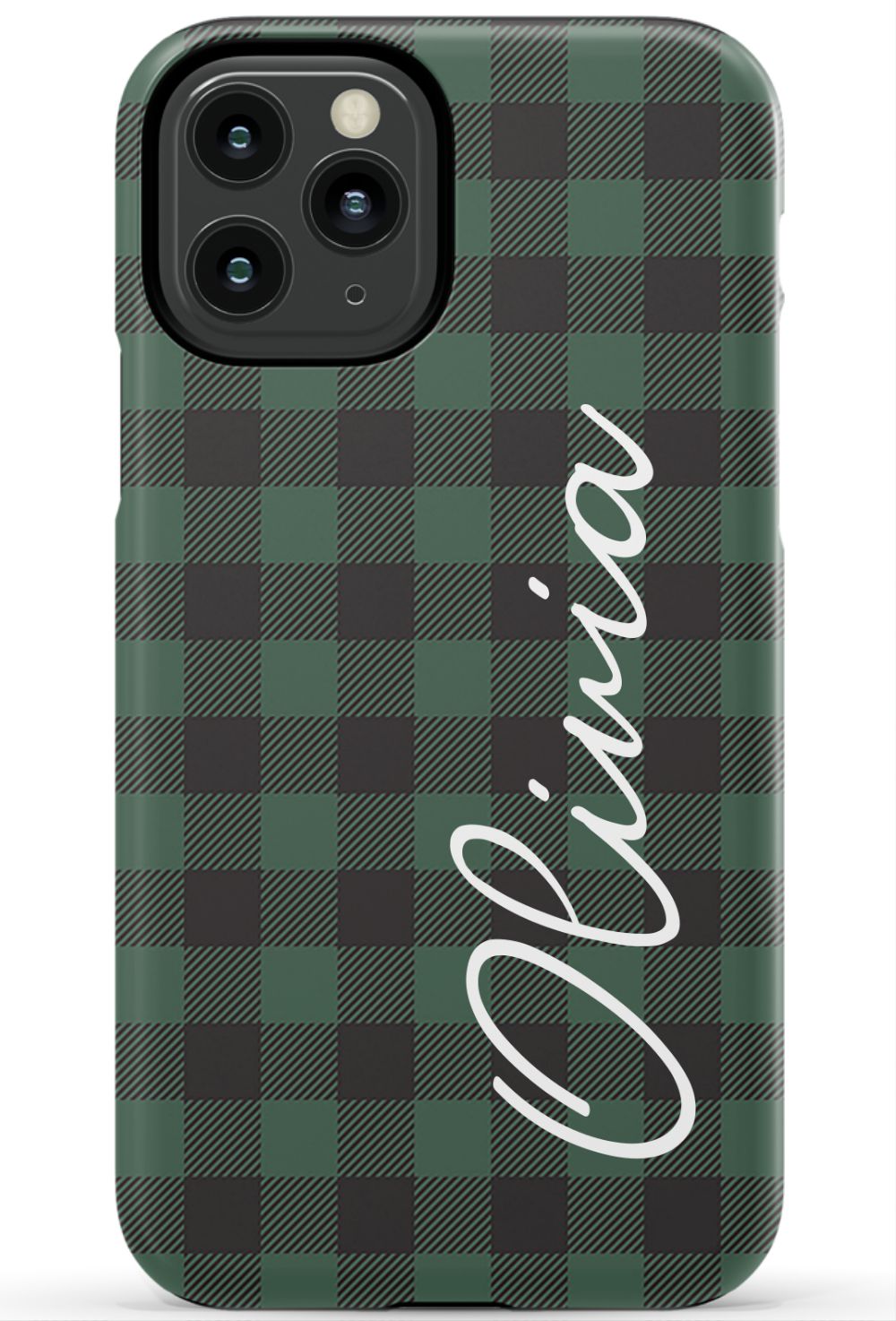 Green Buffalo Plaid iPhone Case
