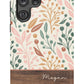 Floral Wood Phone Case