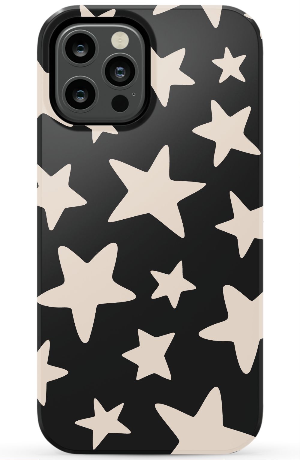 Black Funky Stars Phone Case Admin