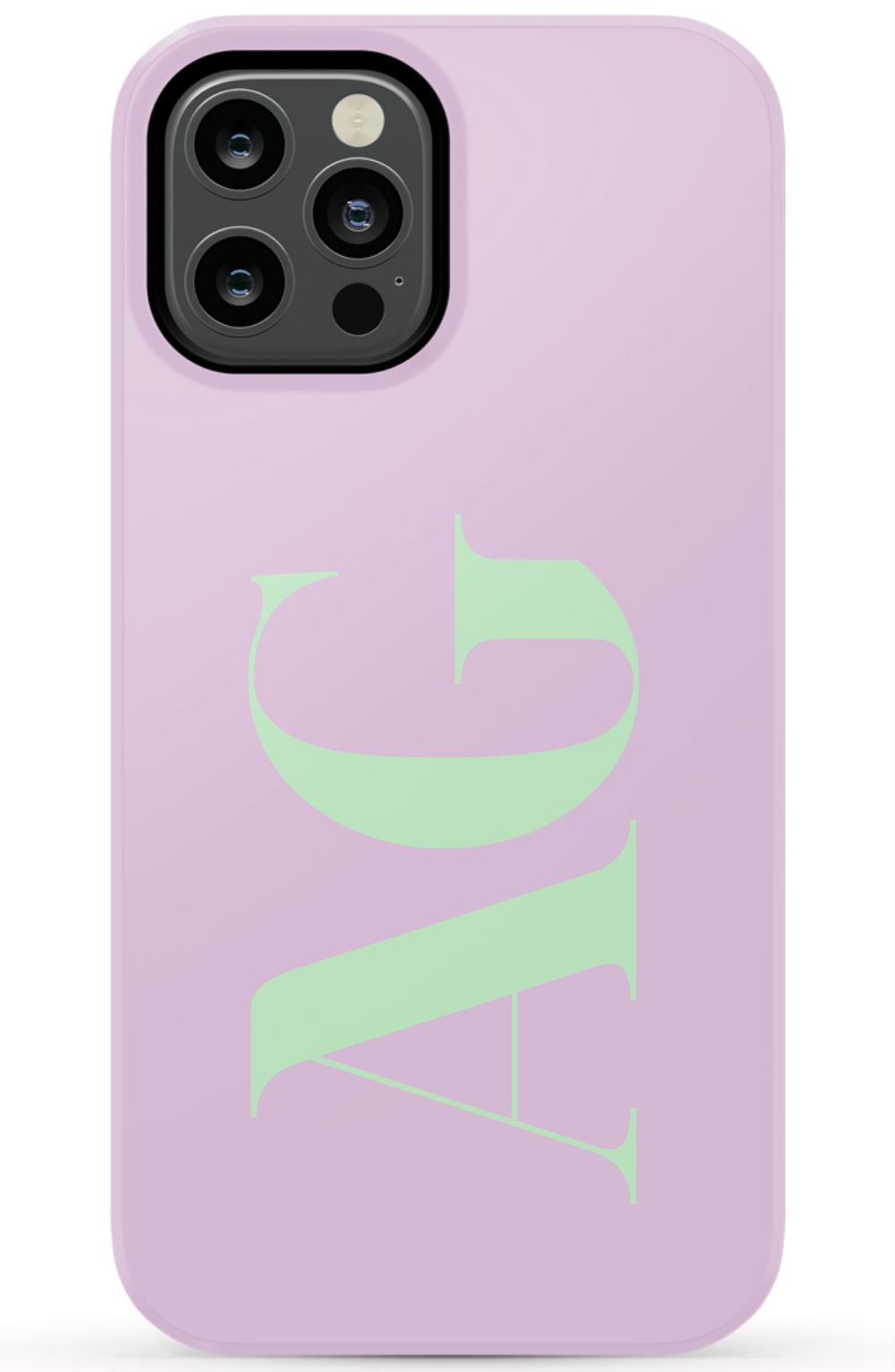 MINTY LILAC Monogram Phone Case Admin