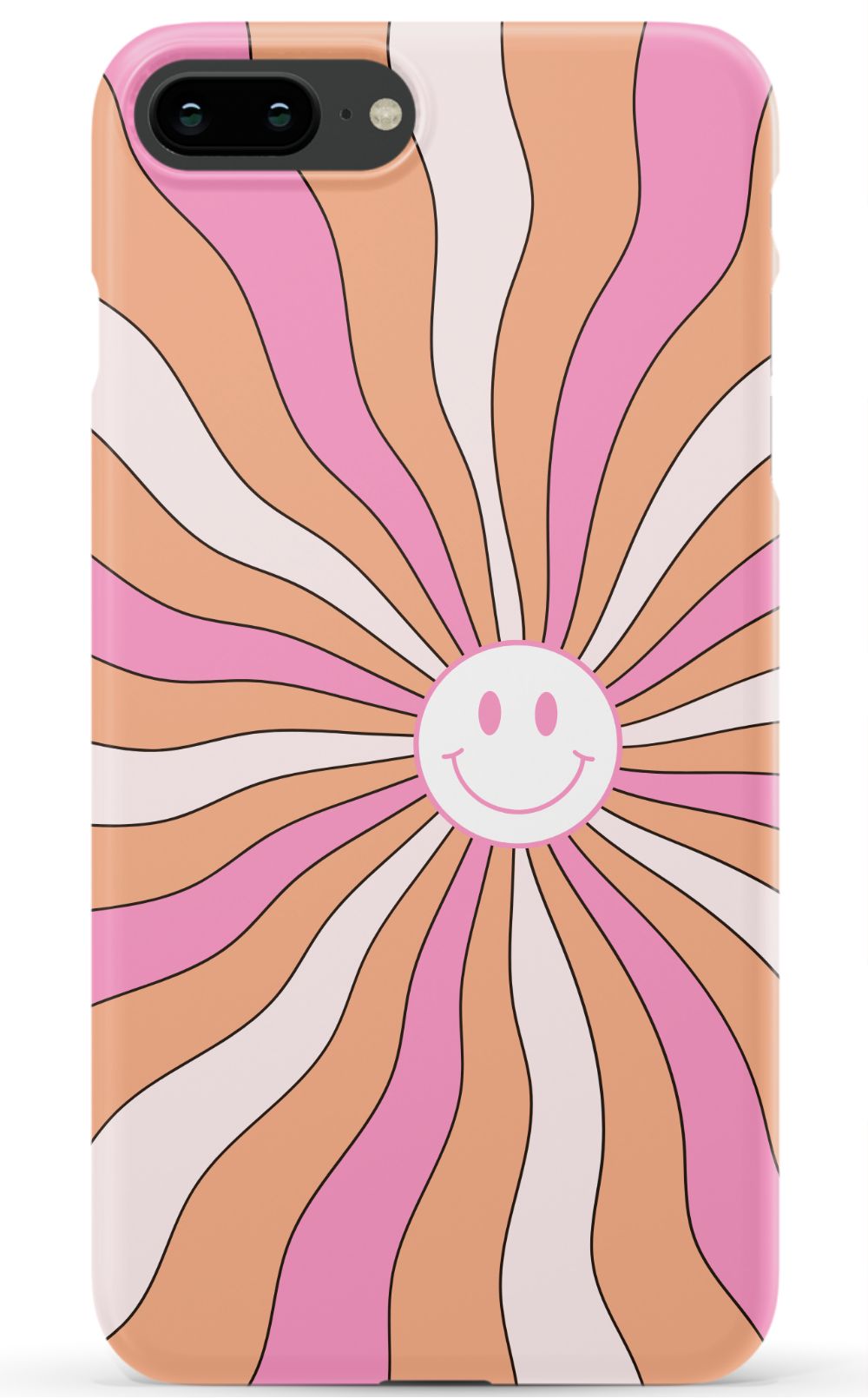 Retro Smiley Face iPhone Case