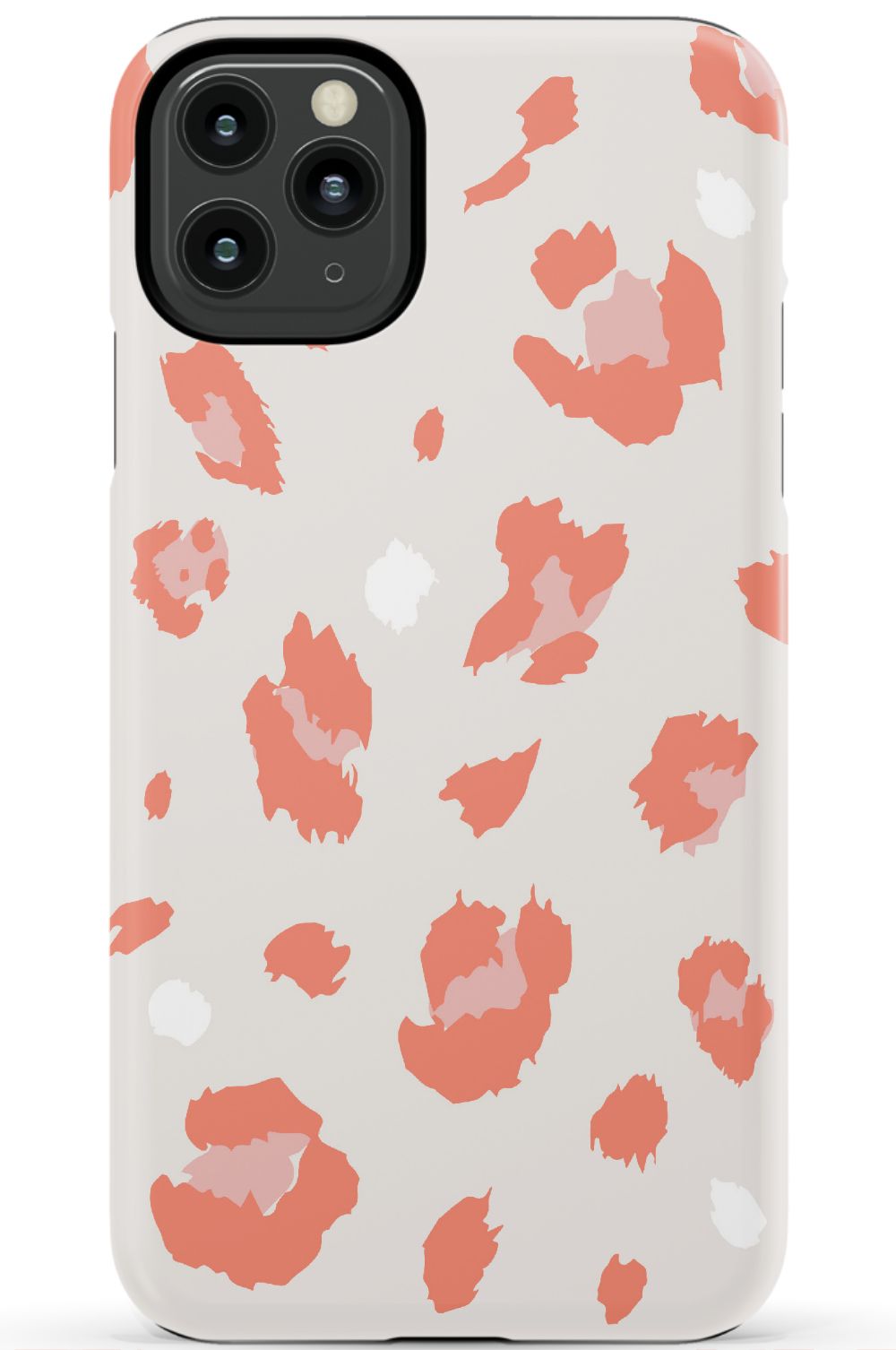 Nude Coral Leopard iPhone Case