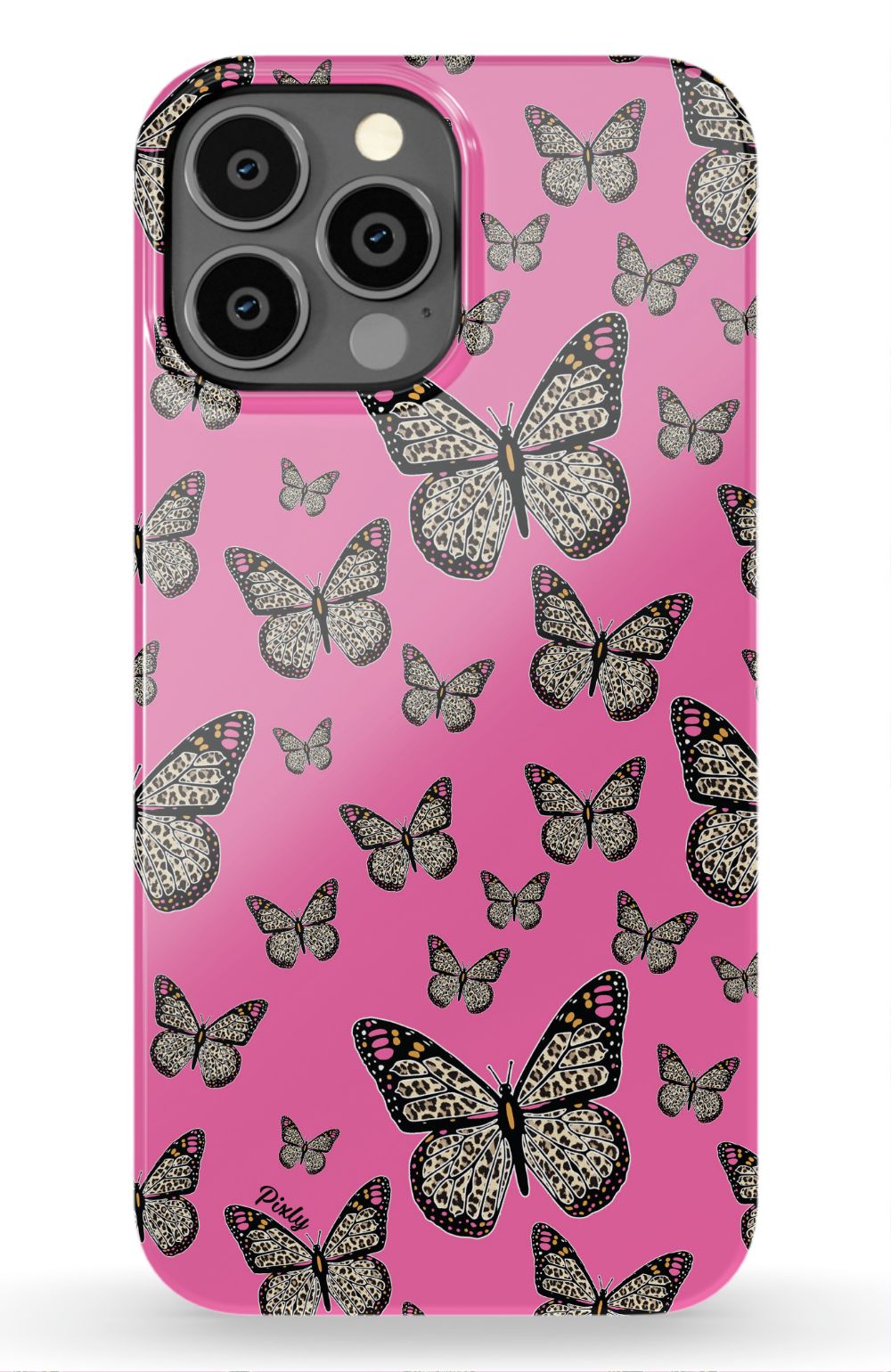 Pink Butterfly iPhone Case