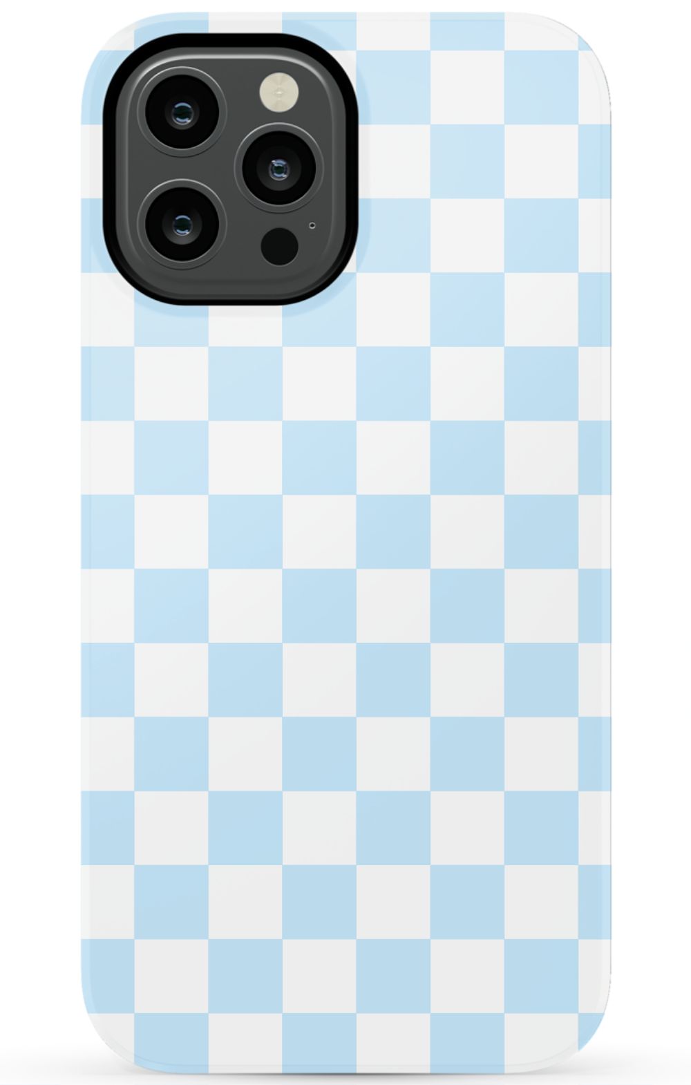 Blue Checkers iPhone Case