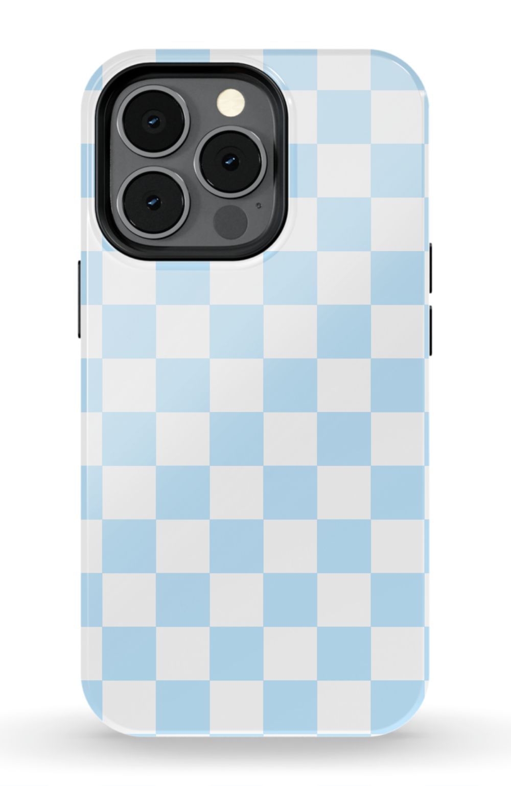 Blue Checkers iPhone Case