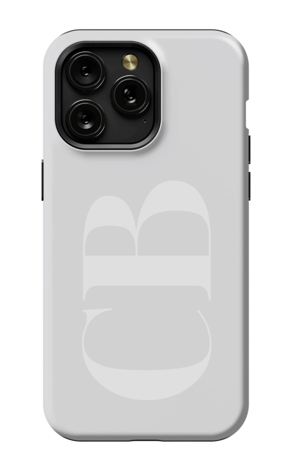 BRIGHT GRAY Monogram Phone Case Admin