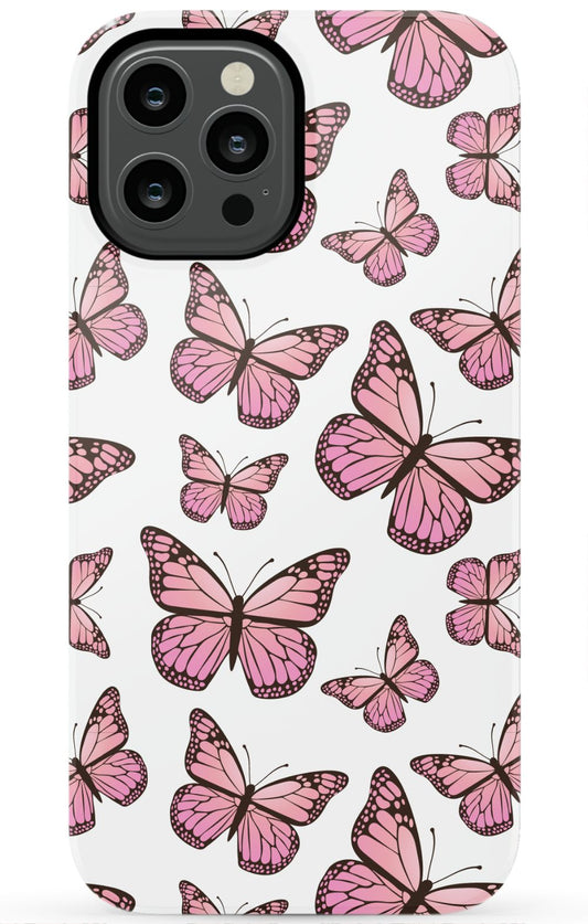 Pink Butterfly Phone Case