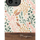 Floral Wood Phone Case