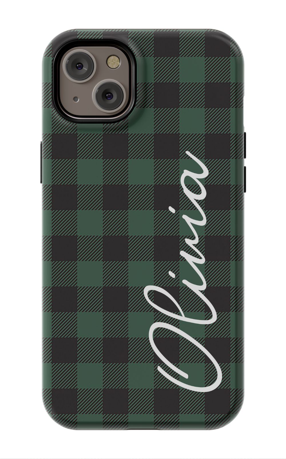 Green Buffalo Plaid iPhone Case