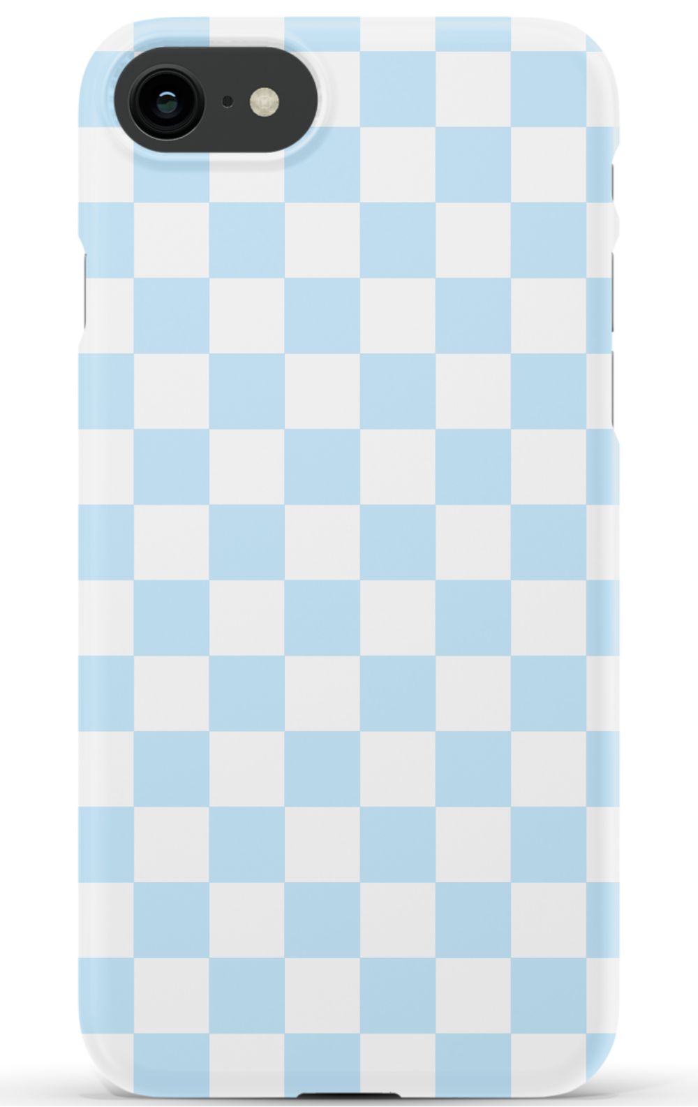 Blue Checkers iPhone Case