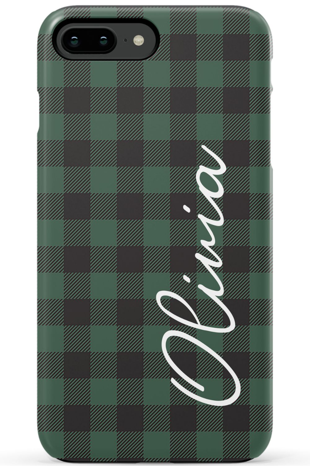 Green Buffalo Plaid iPhone Case