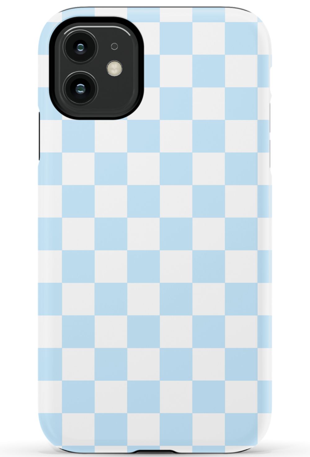 Blue Checkers iPhone Case
