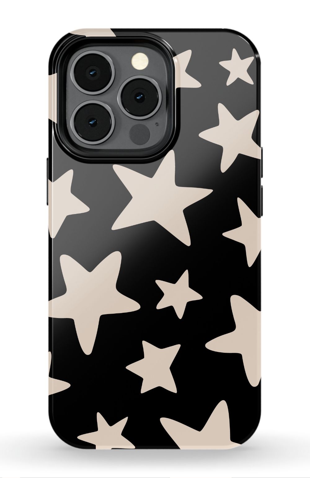 Black Funky Stars Phone Case Admin