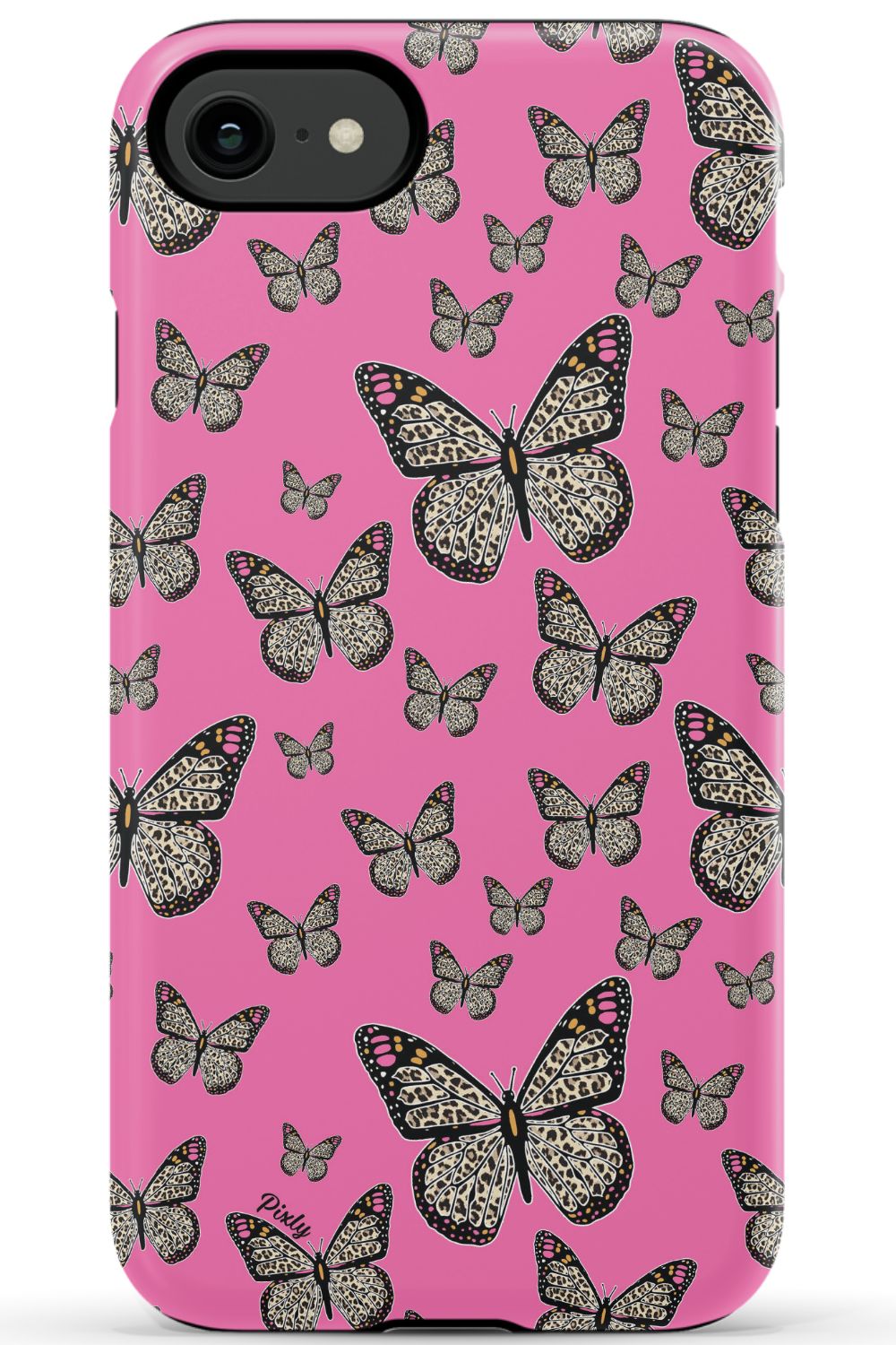 Pink Butterfly iPhone Case