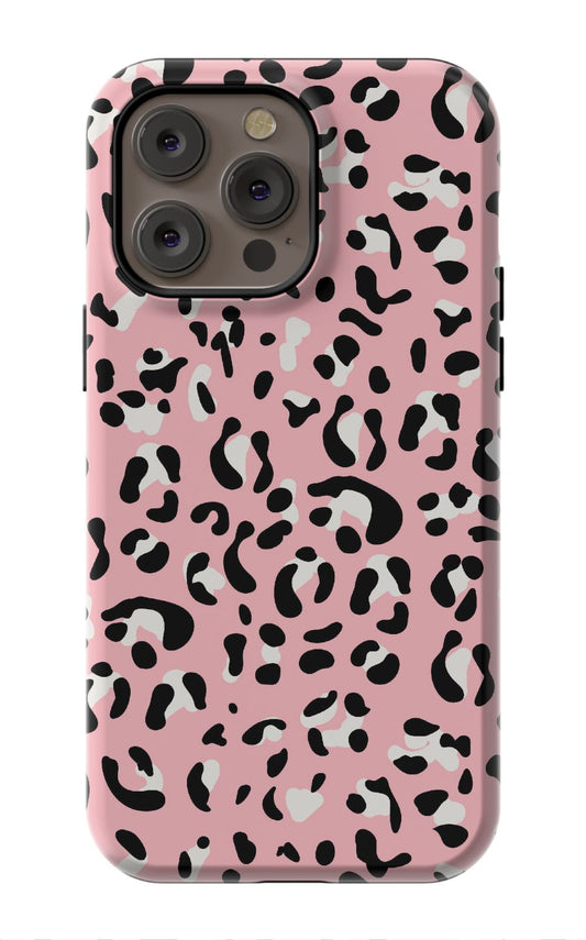 Blush Pink Leopard iPhone Case