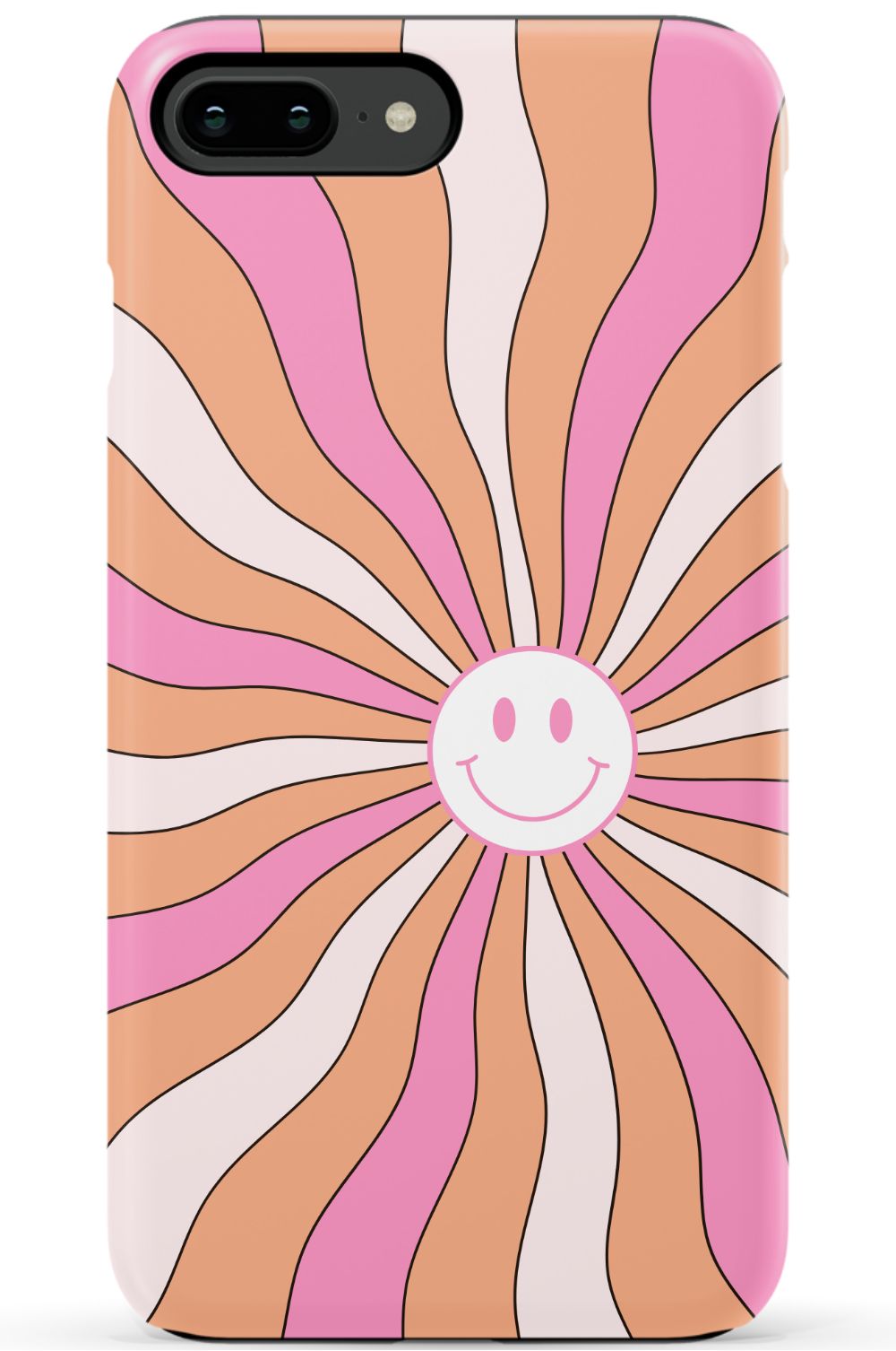 Retro Smiley Face iPhone Case