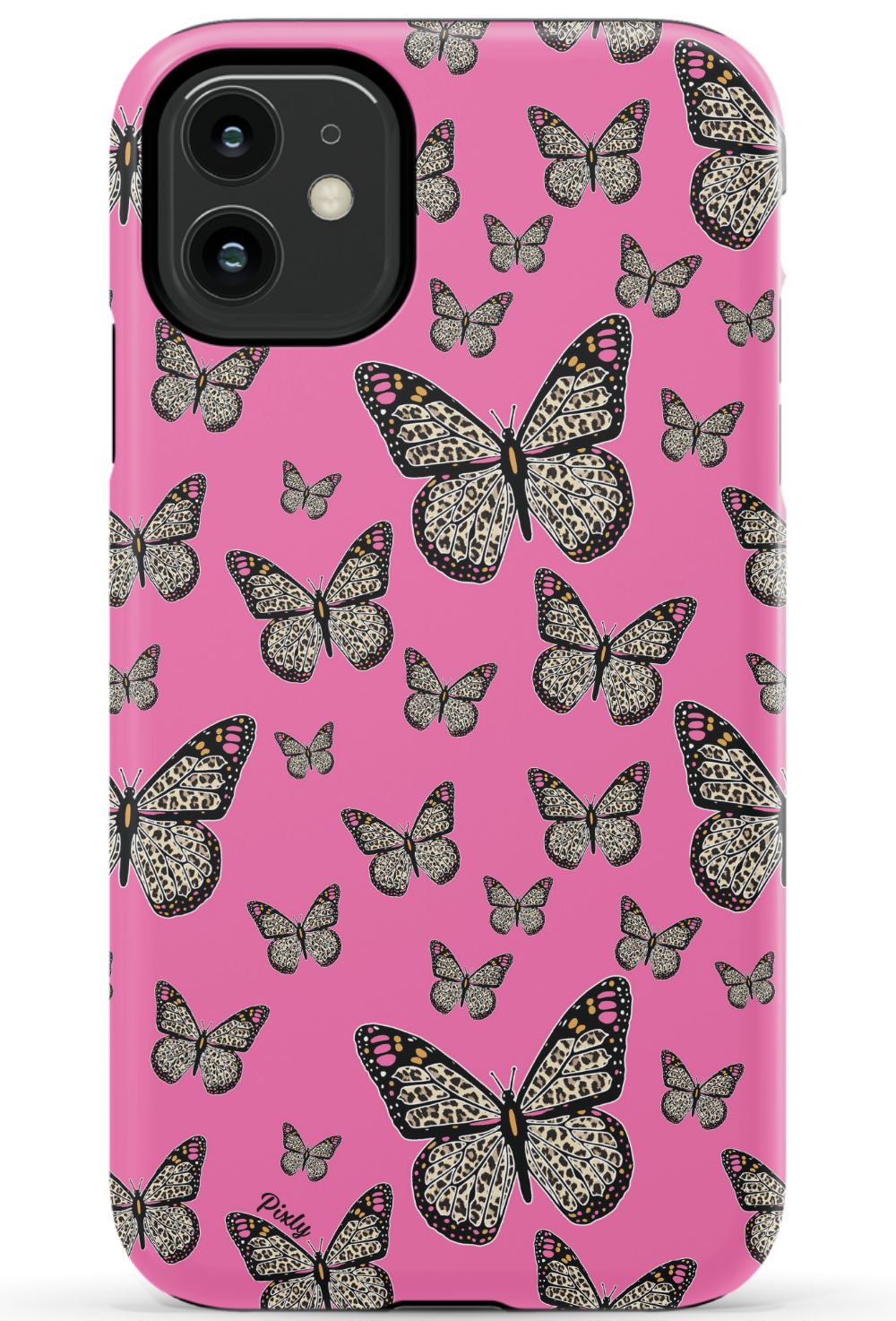 Pink Butterfly iPhone Case