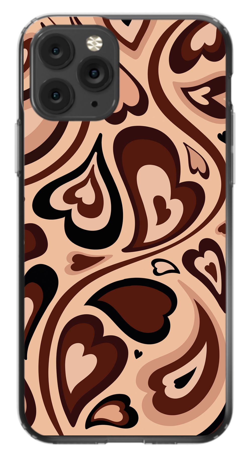 Chocolate Melting Hearts Phone Case