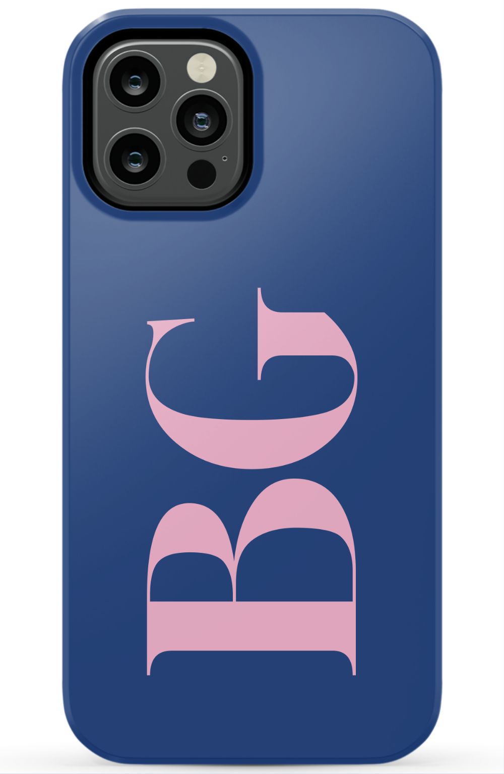 NAVY CHIC Monogram Phone Case Admin