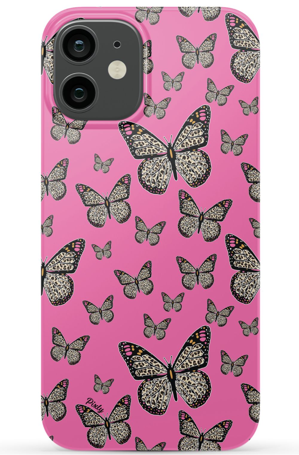 Pink Butterfly iPhone Case