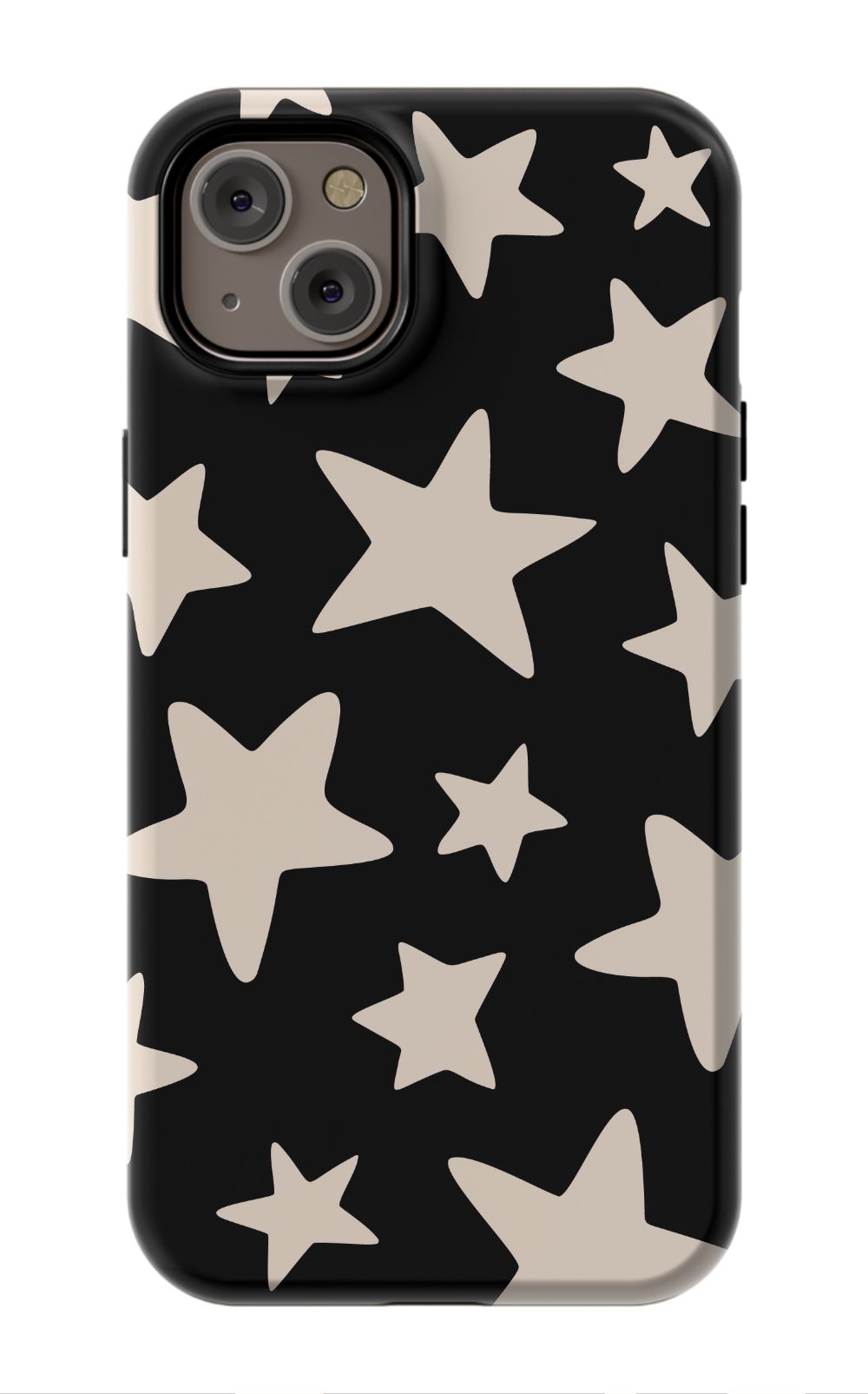 Black Funky Stars Phone Case Admin