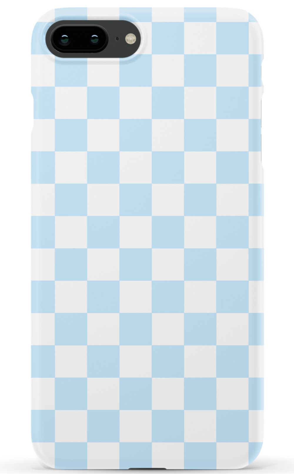 Blue Checkers iPhone Case