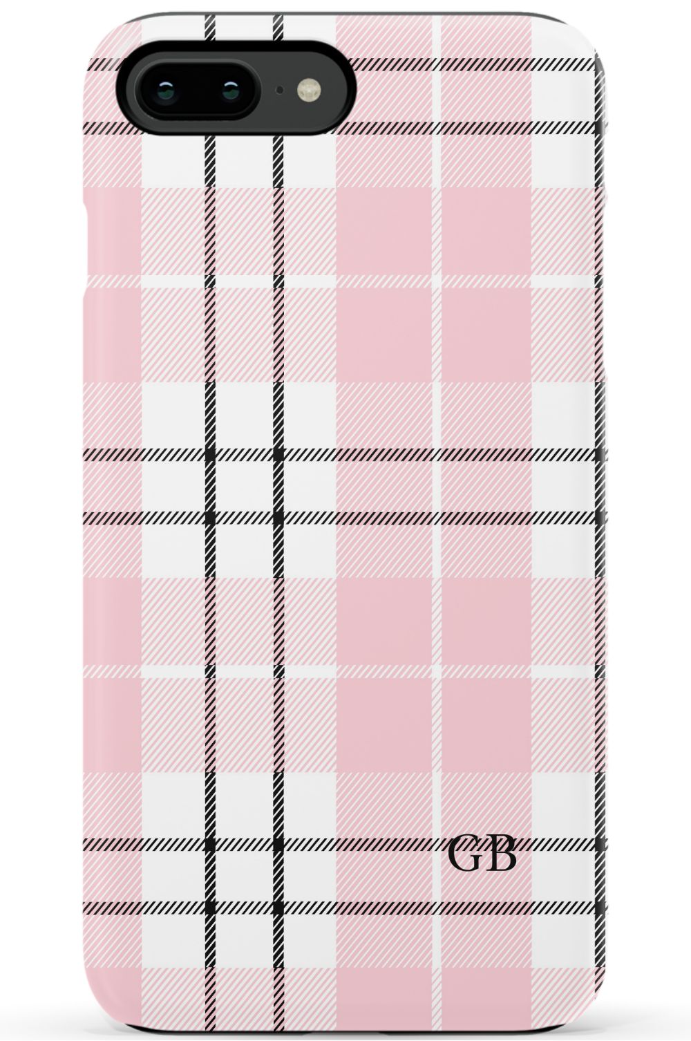 Pink Plaid iPhone Case