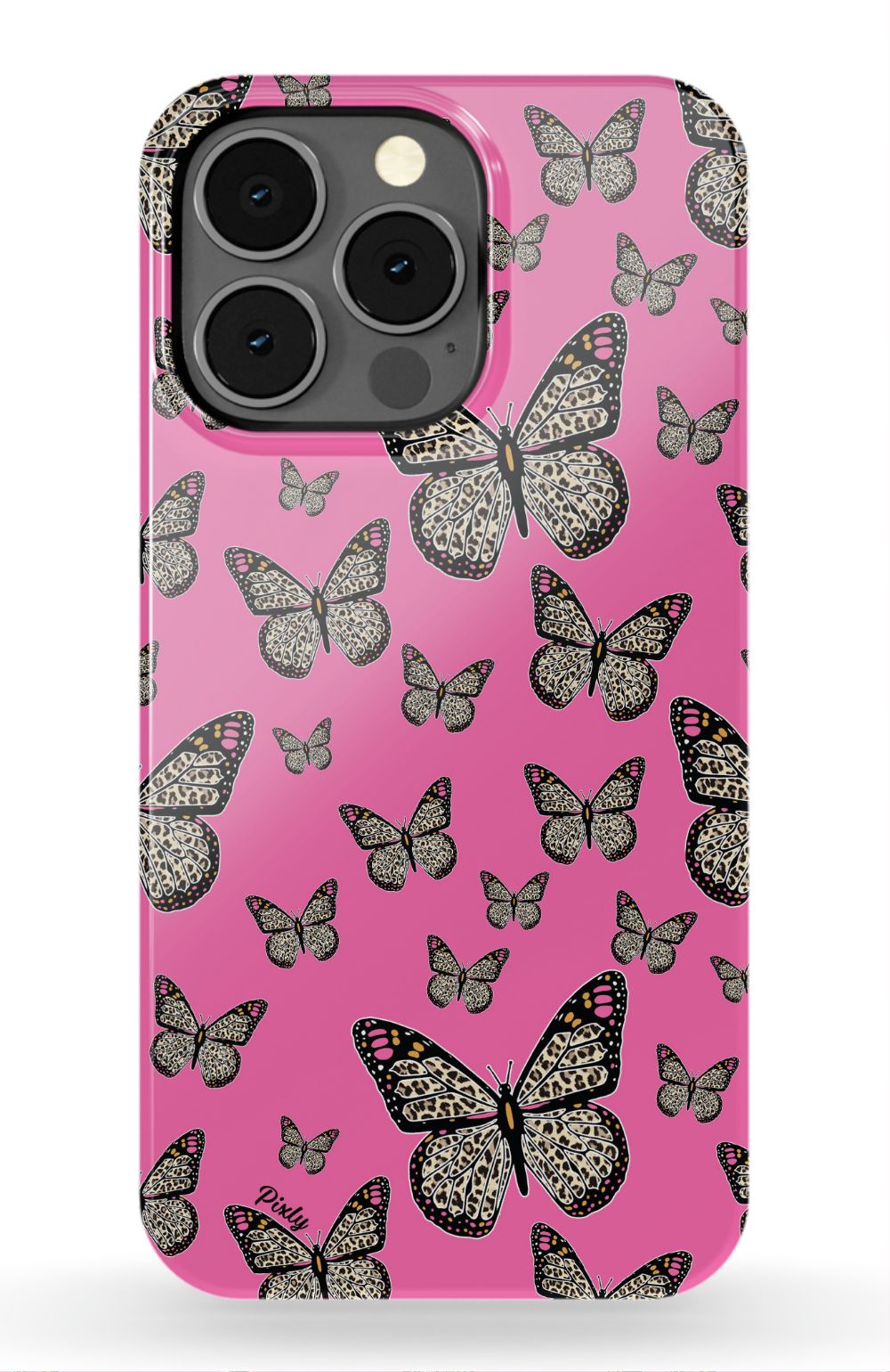 Pink Butterfly iPhone Case