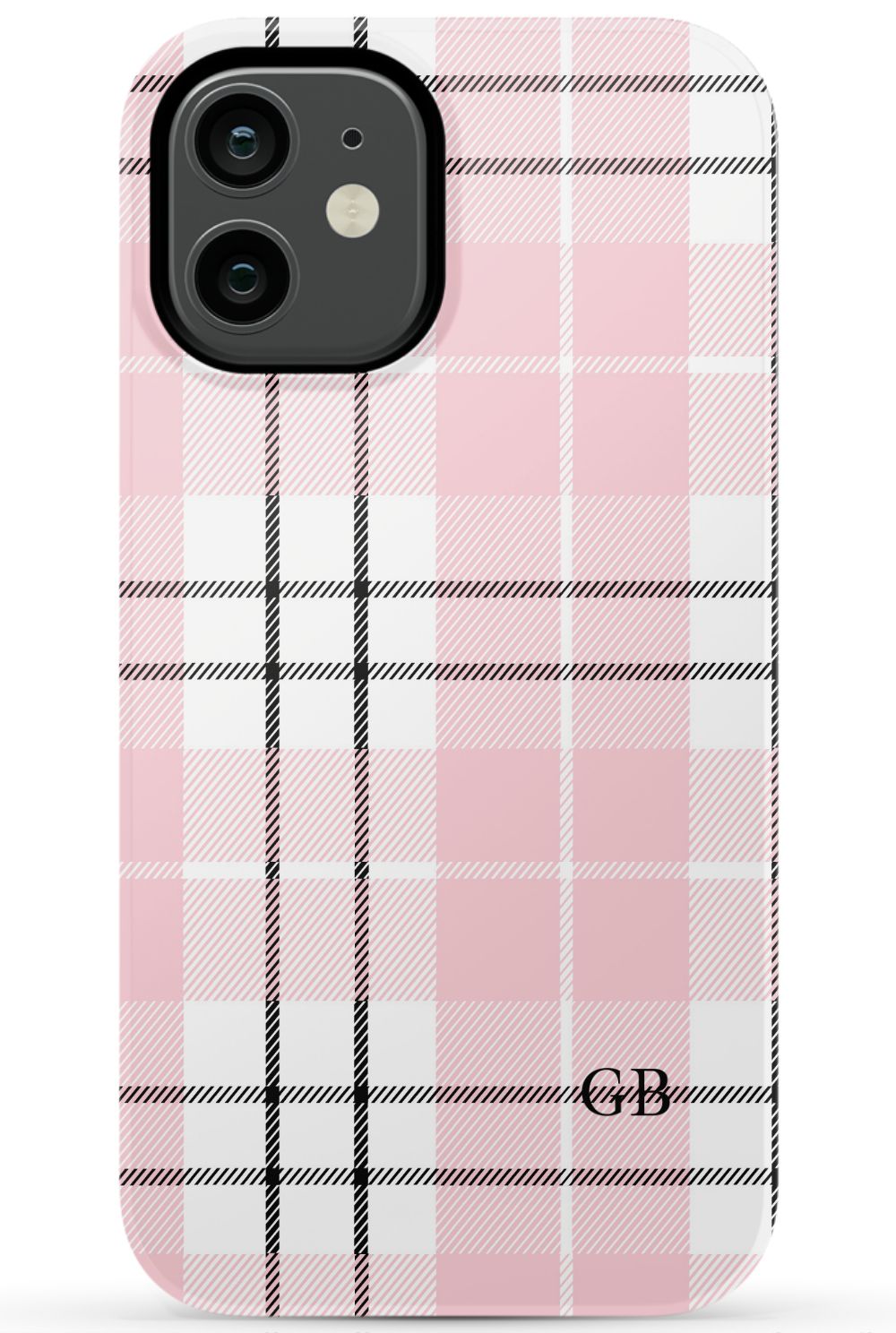 Pink Plaid iPhone Case