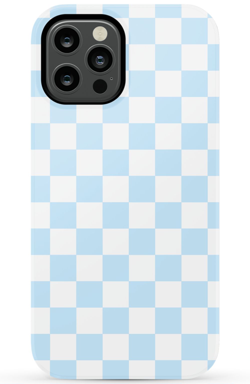 Blue Checkers iPhone Case