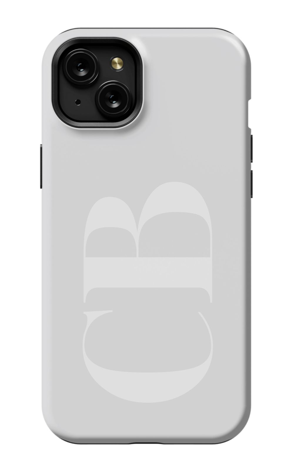 BRIGHT GRAY Monogram Phone Case Admin