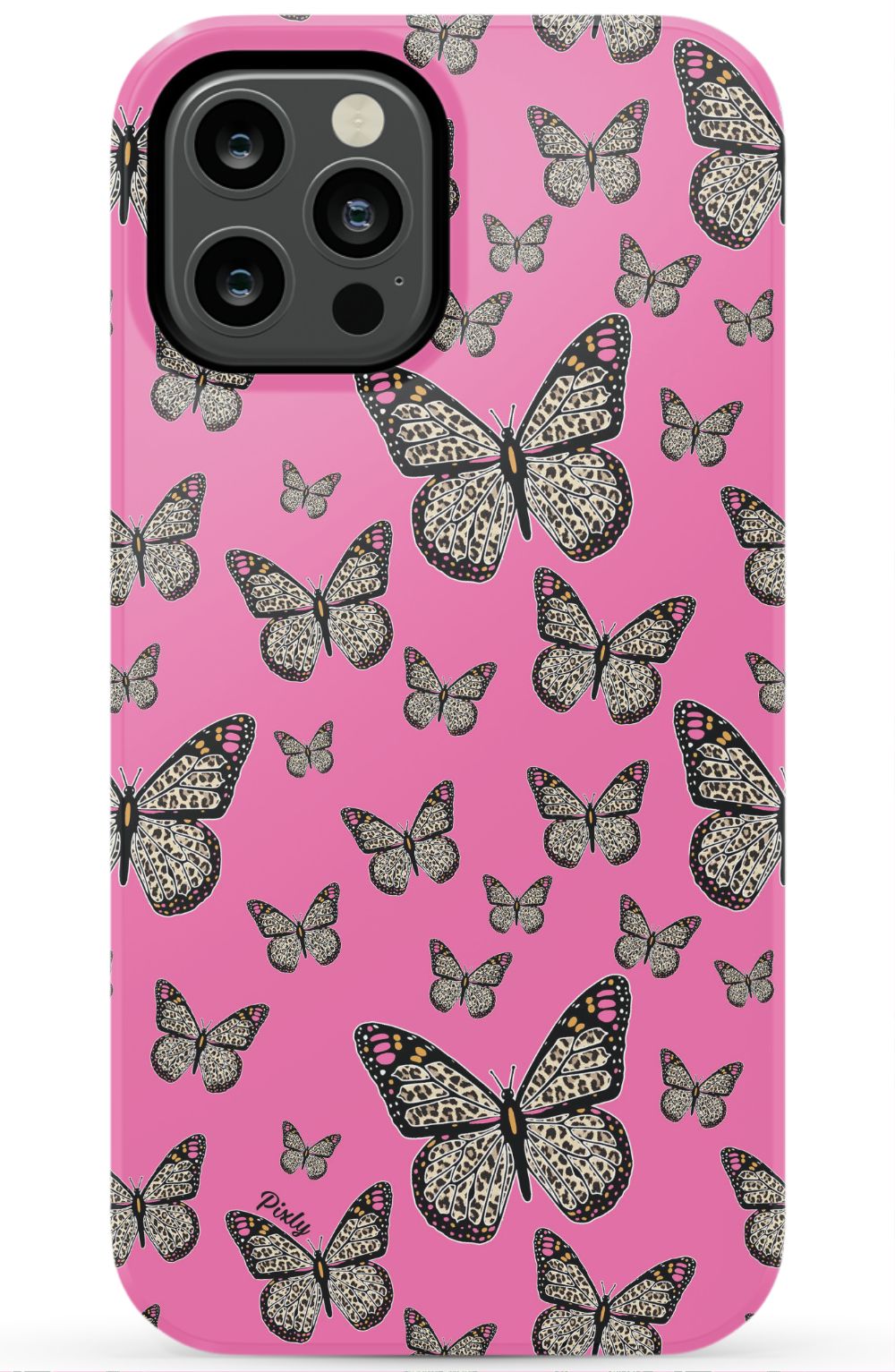 Pink Butterfly iPhone Case