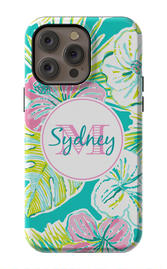 Preppy Monogram iPhone Case